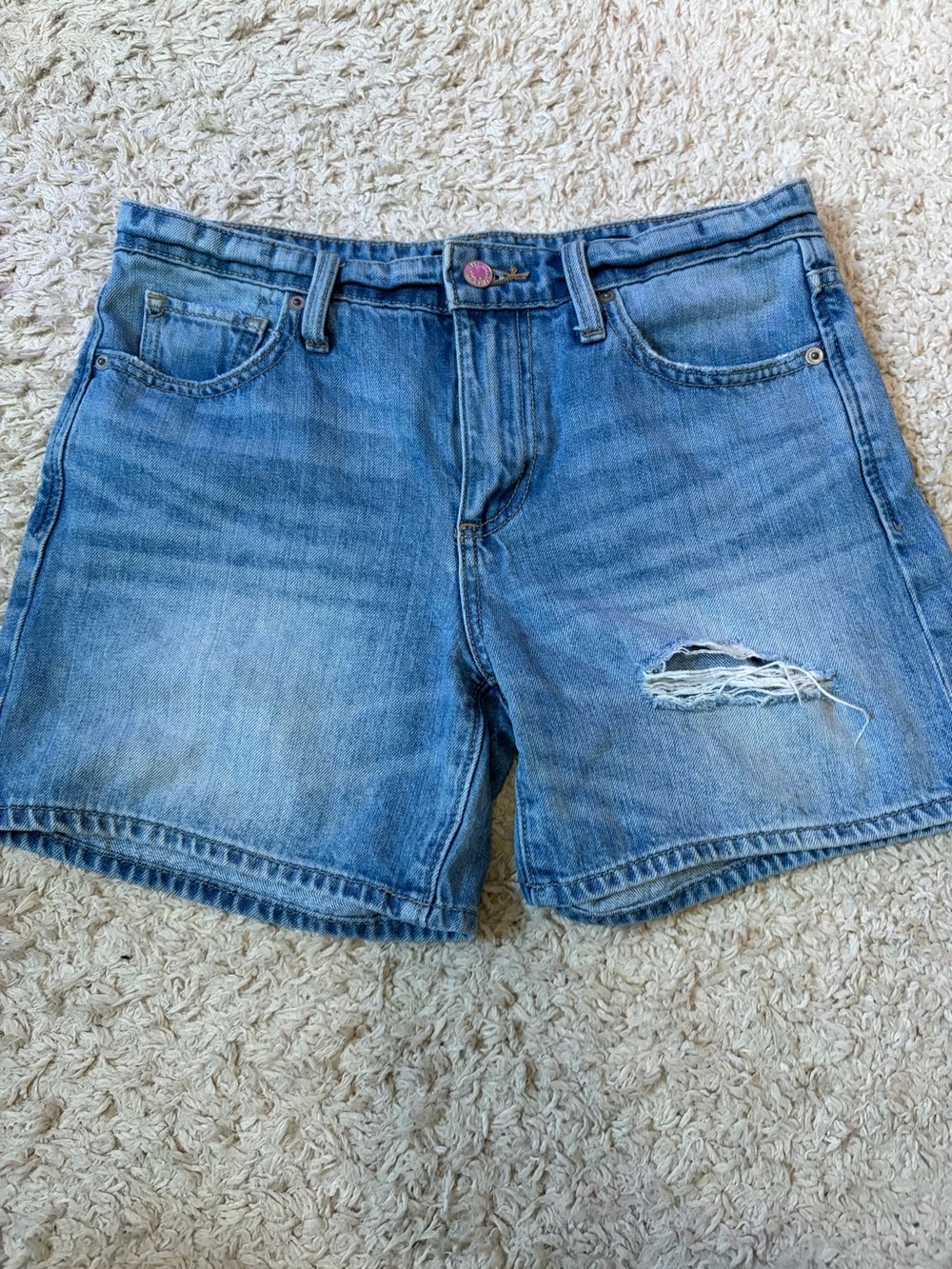 Women’s Blue Denim Shorts - Classic Casual